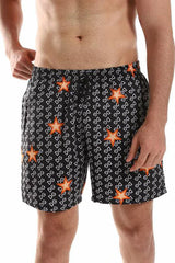 White Rabbit - Polyester Elastic Waist Summer Swim Short  For Men