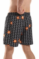 White Rabbit - Polyester Elastic Waist Summer Swim Short  For Men
