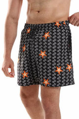 White Rabbit - Polyester Elastic Waist Summer Swim Short  For Men