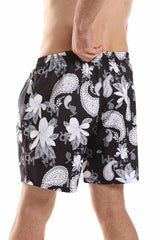 White Rabbit - Elastic Waist Polyester Summer Swim Short For Men