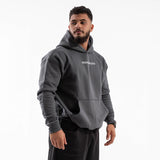 Taur - milton cotton oversized sweatshirt paded with hoodie