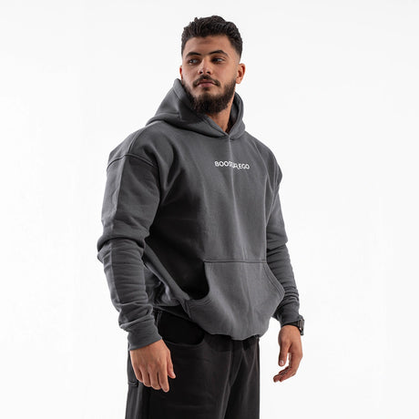 Taur - milton cotton oversized sweatshirt paded with hoodie