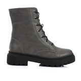 XO - Leather Ankle Boot -  1301 Gray