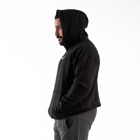 Taur - milton cotton oversized sweatshirt paded with hoodie