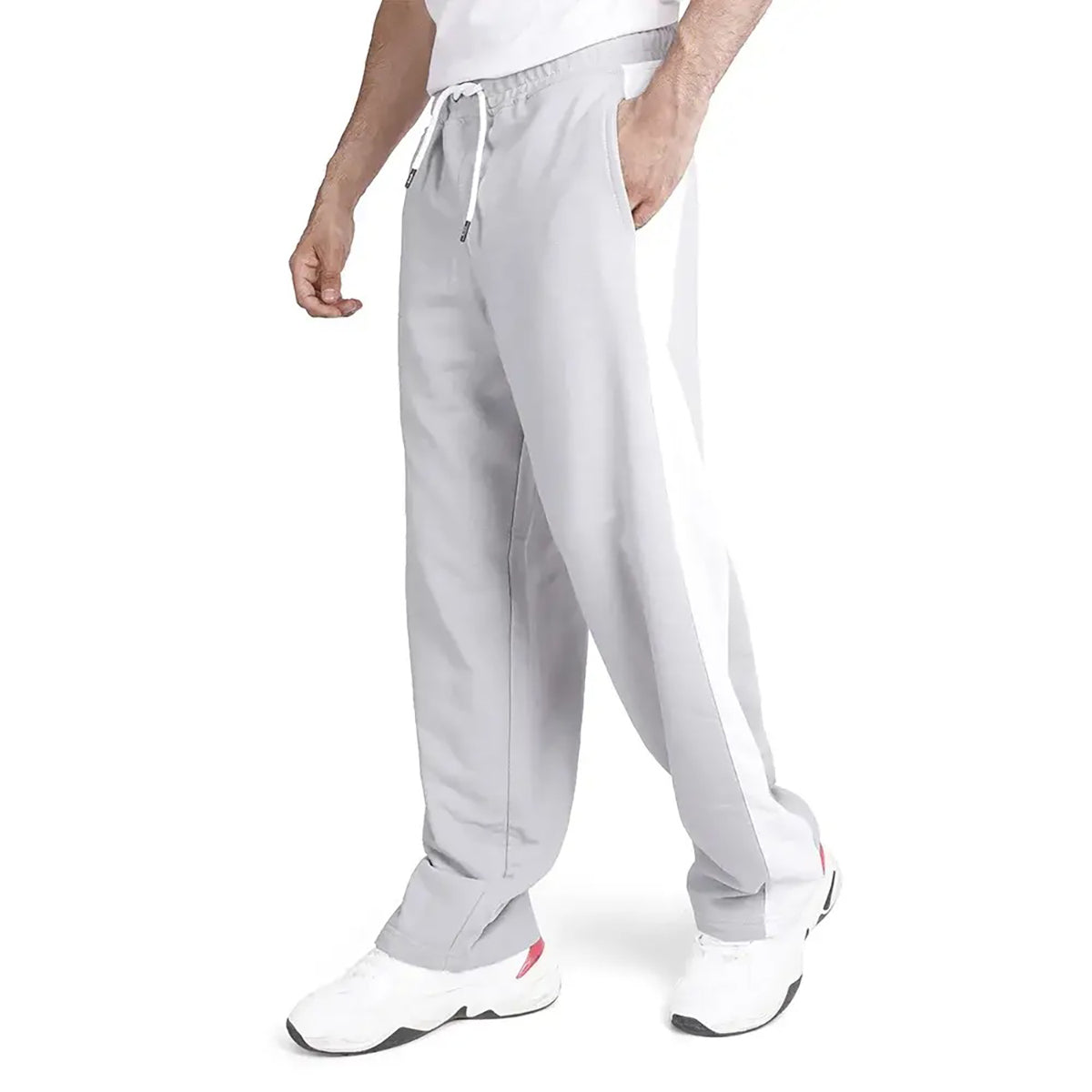 Coup – Wide Leg Sweatpants with Lace Waist Pocket