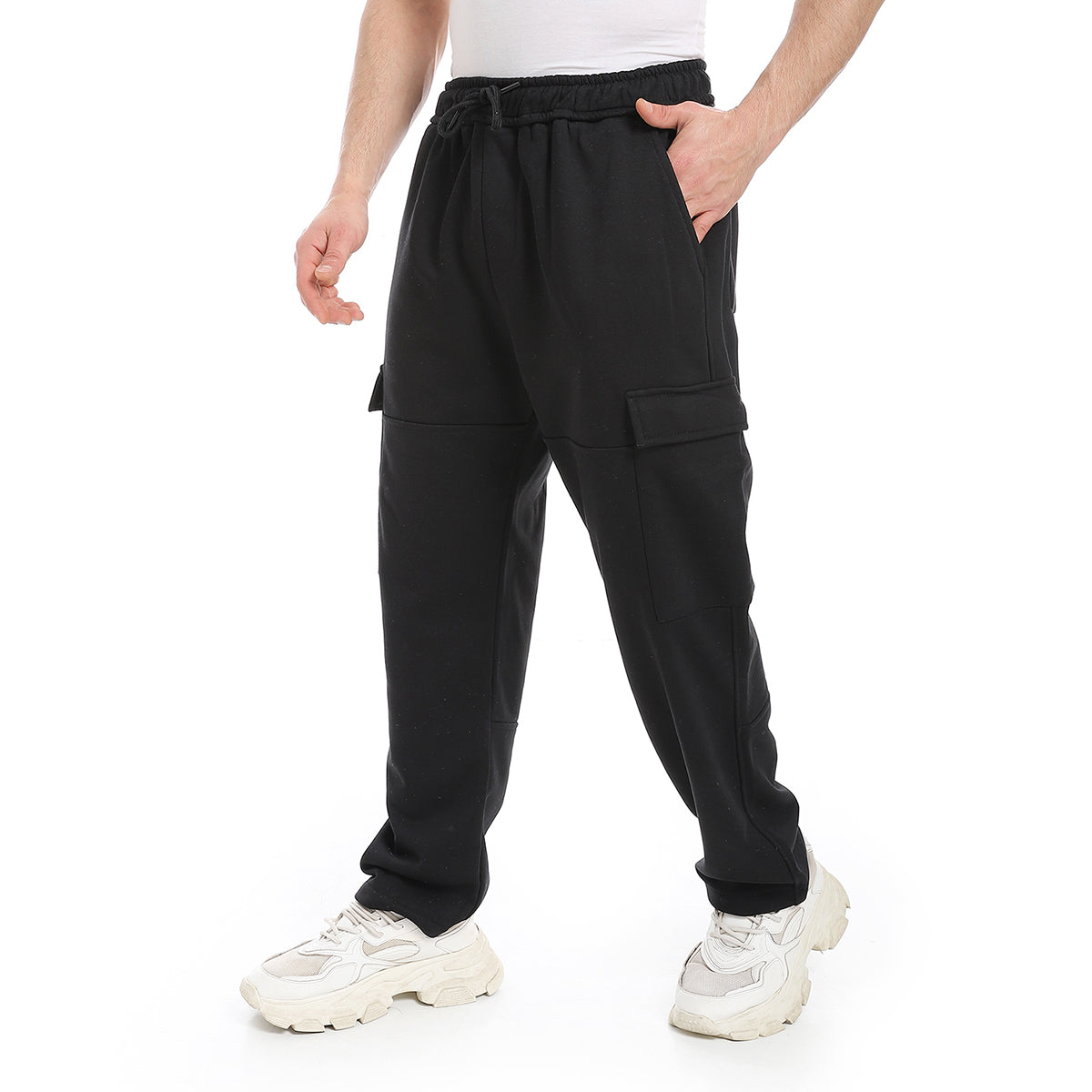 Coup – Sweatpants Wide Leg Baggy Winter Cotton Combed Fleece Inside
