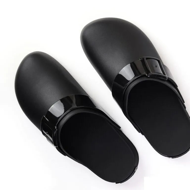 Clogs - Buckle Detail Comfort Silicone Clogs For Women