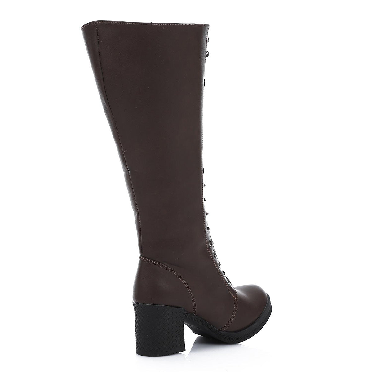 XO - Leather Boot - Black 7CM