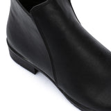XO - Leather Ankle Boot 1439-Black