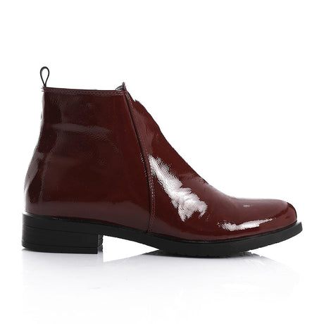 XO - Leather Ankle Boot 1444 Burgundy