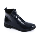 XO - Leather Ankle Boot 1444 Navy