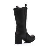 XO - Leather Ankle Boot - Brown 7CM