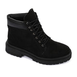 XO - Leather Ankle Boot - Black