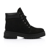 XO - Leather Ankle Boot - Black