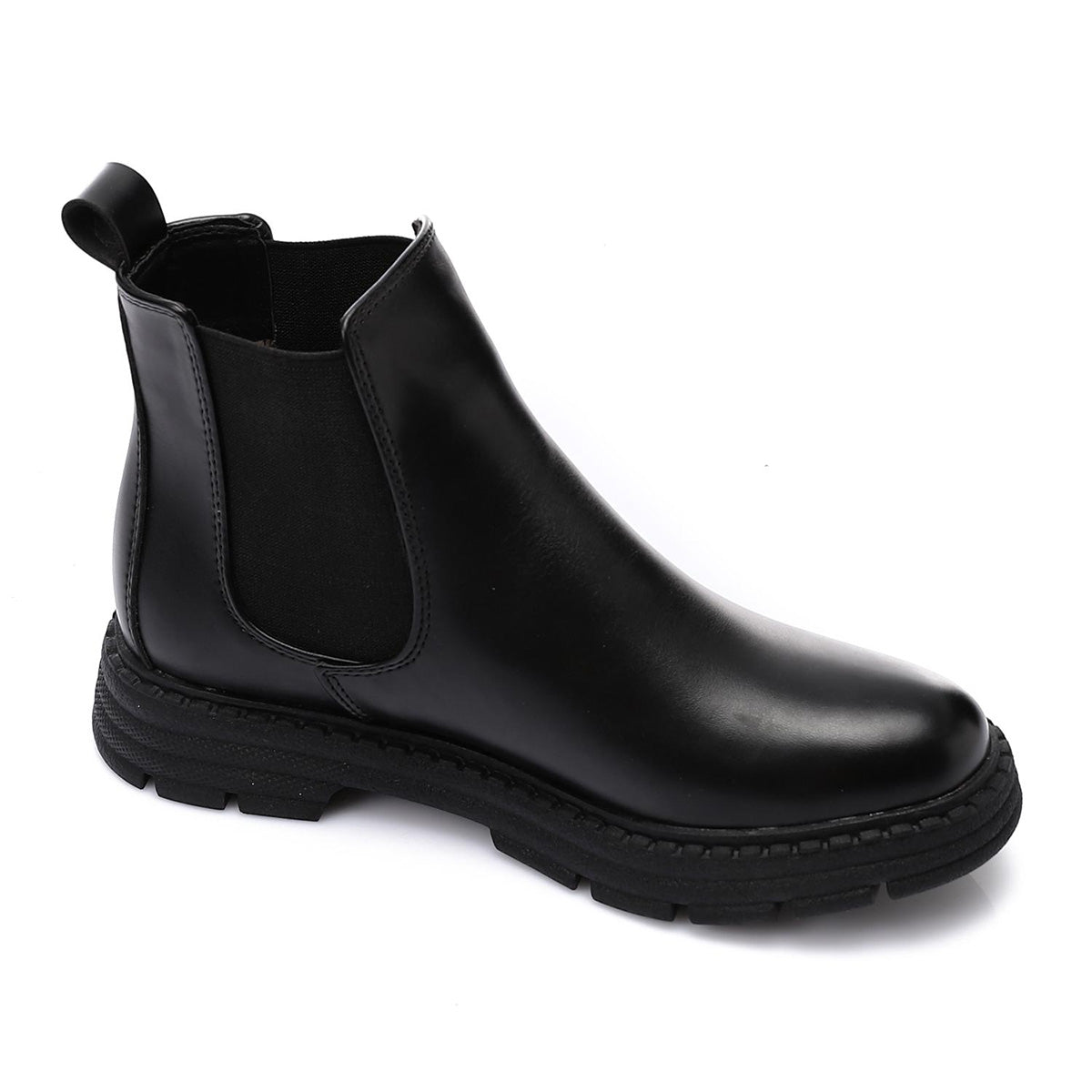 XO - Leather Ankle Boot - Black