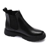 XO - Leather Ankle Boot - Black