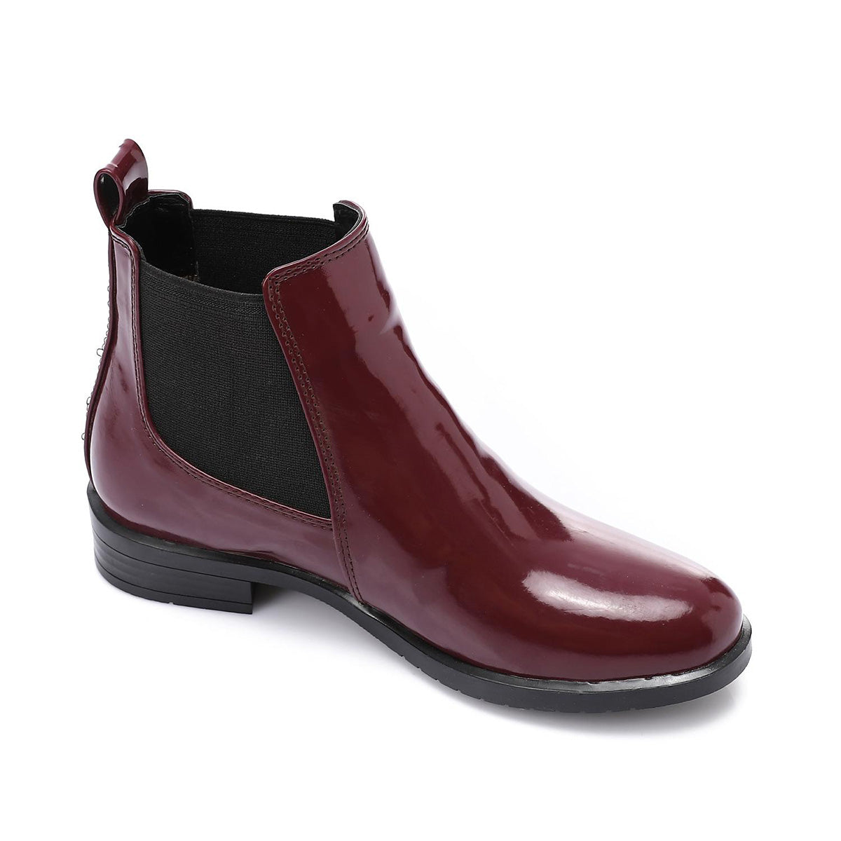 XO - Leather Ankle Boot 1459 Burgundy