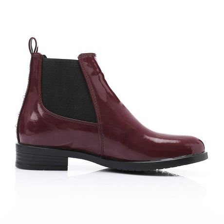 XO - Leather Ankle Boot 1459 Burgundy