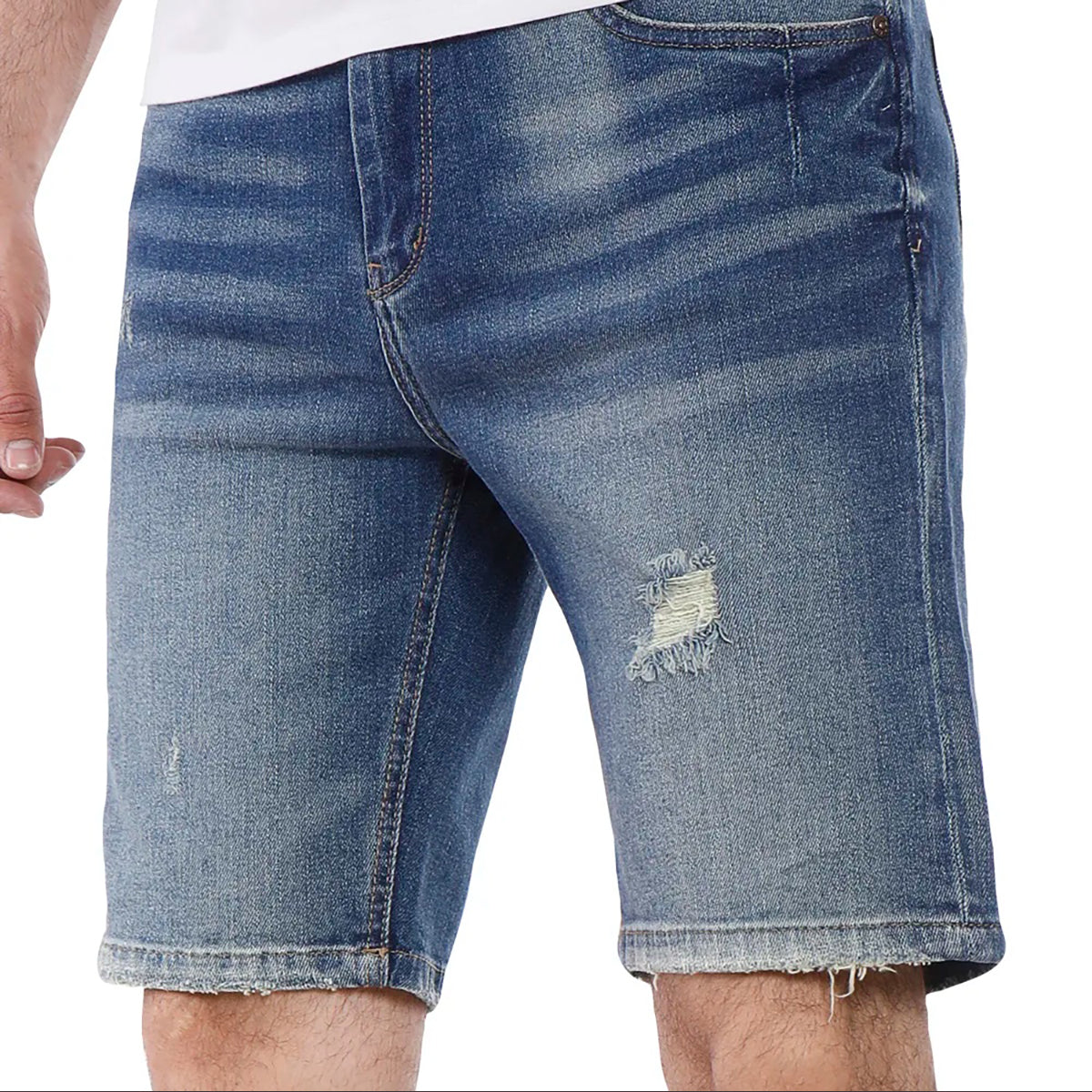 Coup – Slim Fit Denim Shorts