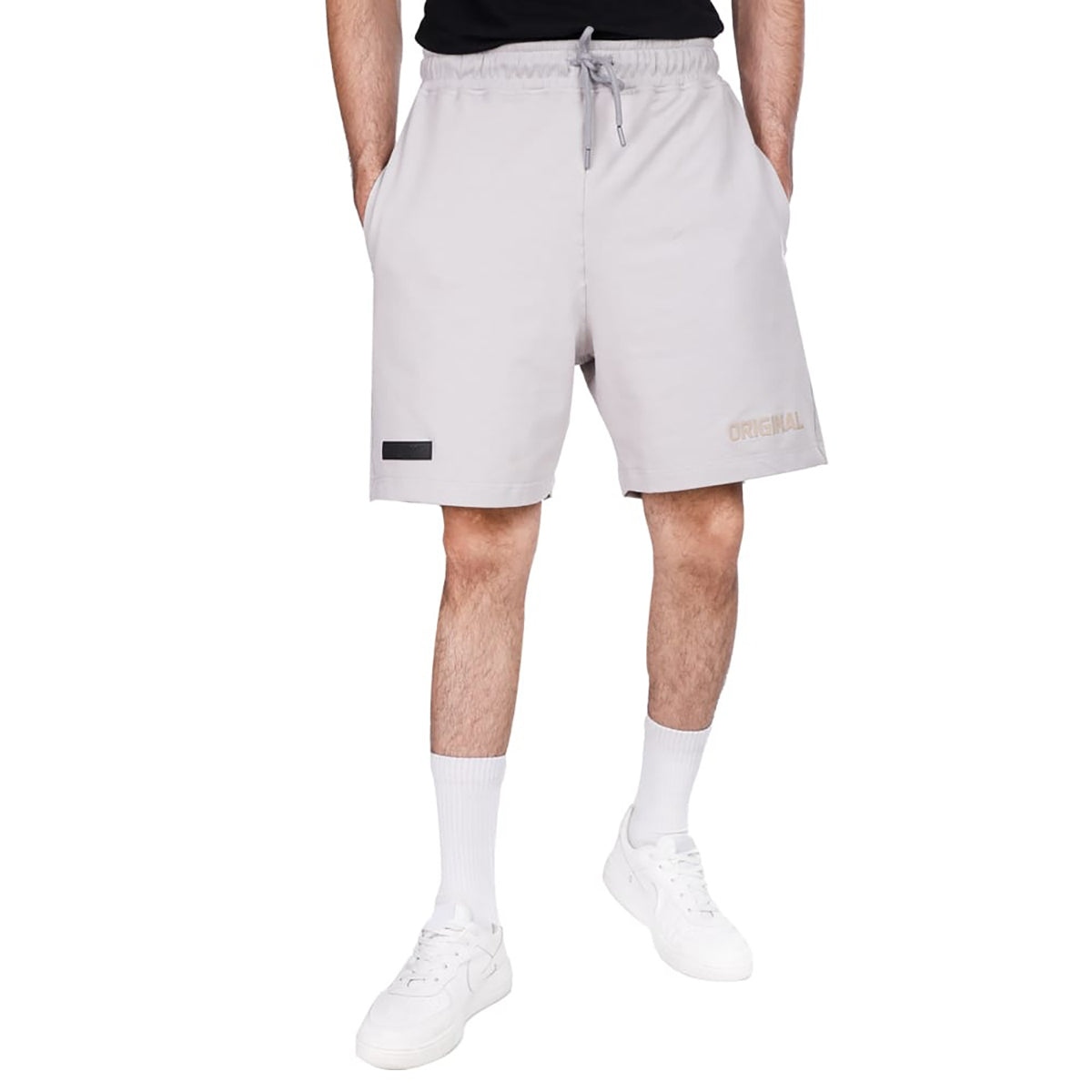 Coup – Typographic Print Shorts with Drawstring Closure and Pockets