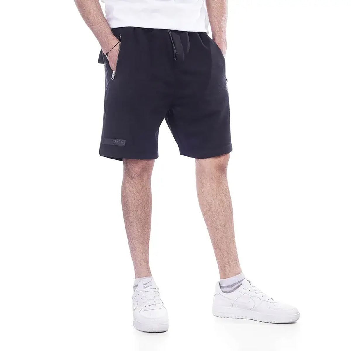 Coup – Mid-Rise Shorts with Drawstring Closure and Pockets