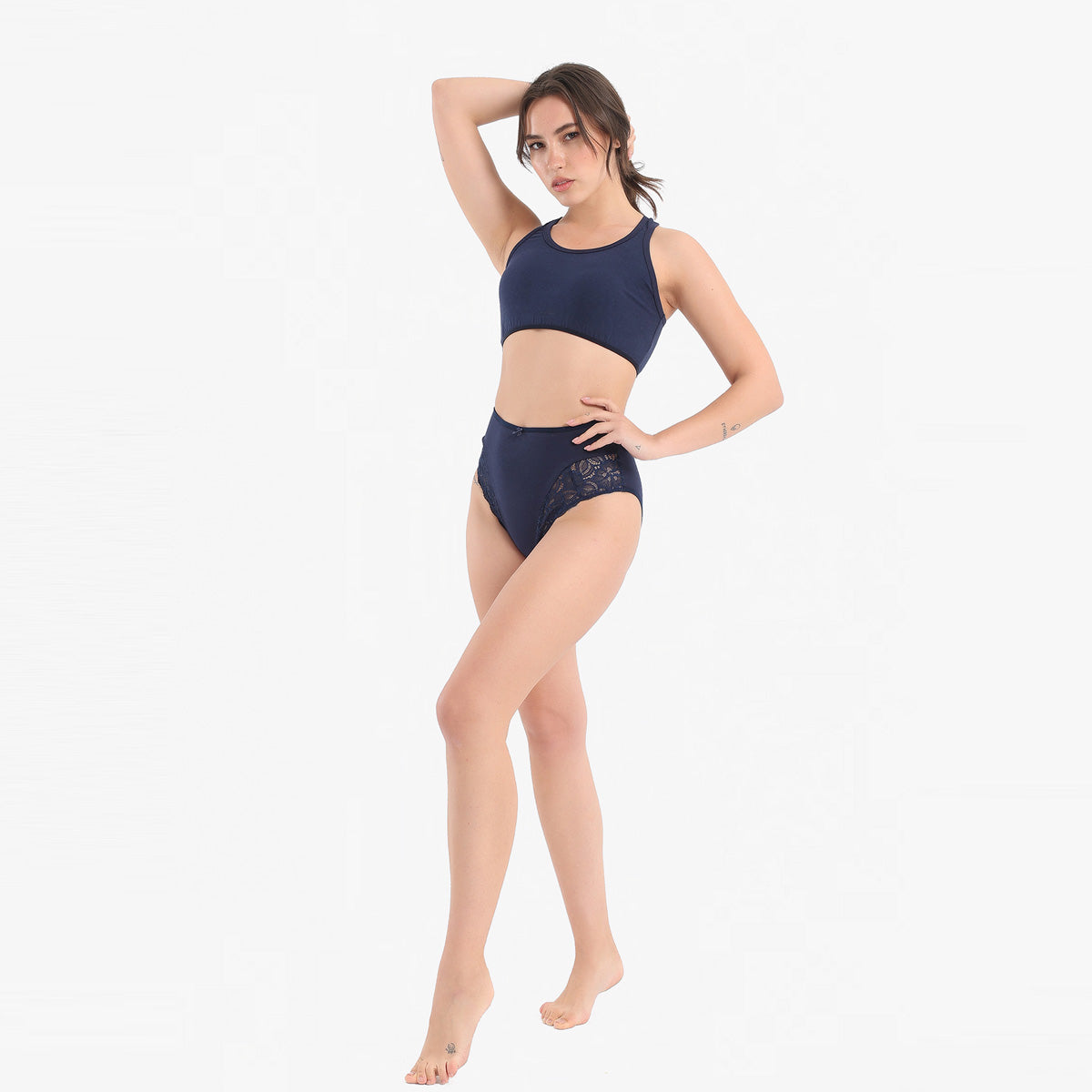 Eve chantelle-Chantelle's Crop Tank Top Sport Bra