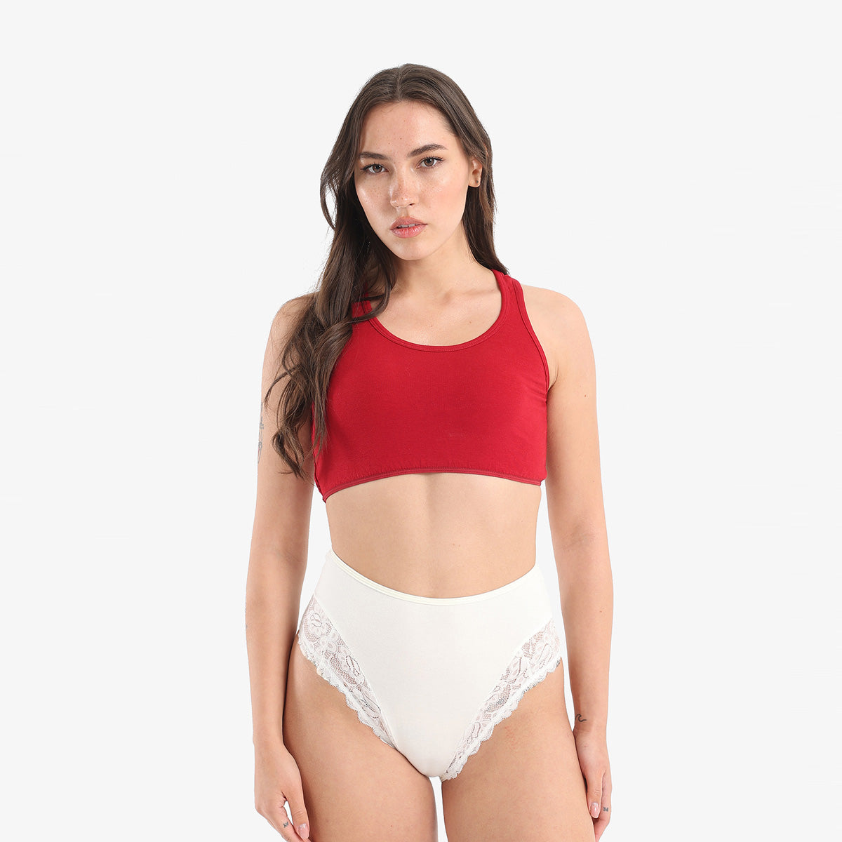 Eve chantelle-Chantelle's Crop Tank Top Sport Bra