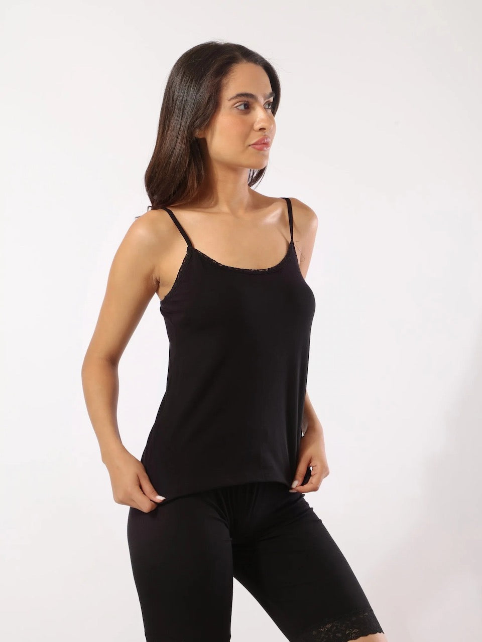 Eve Chantelle Thin Lage Edge Tank Top