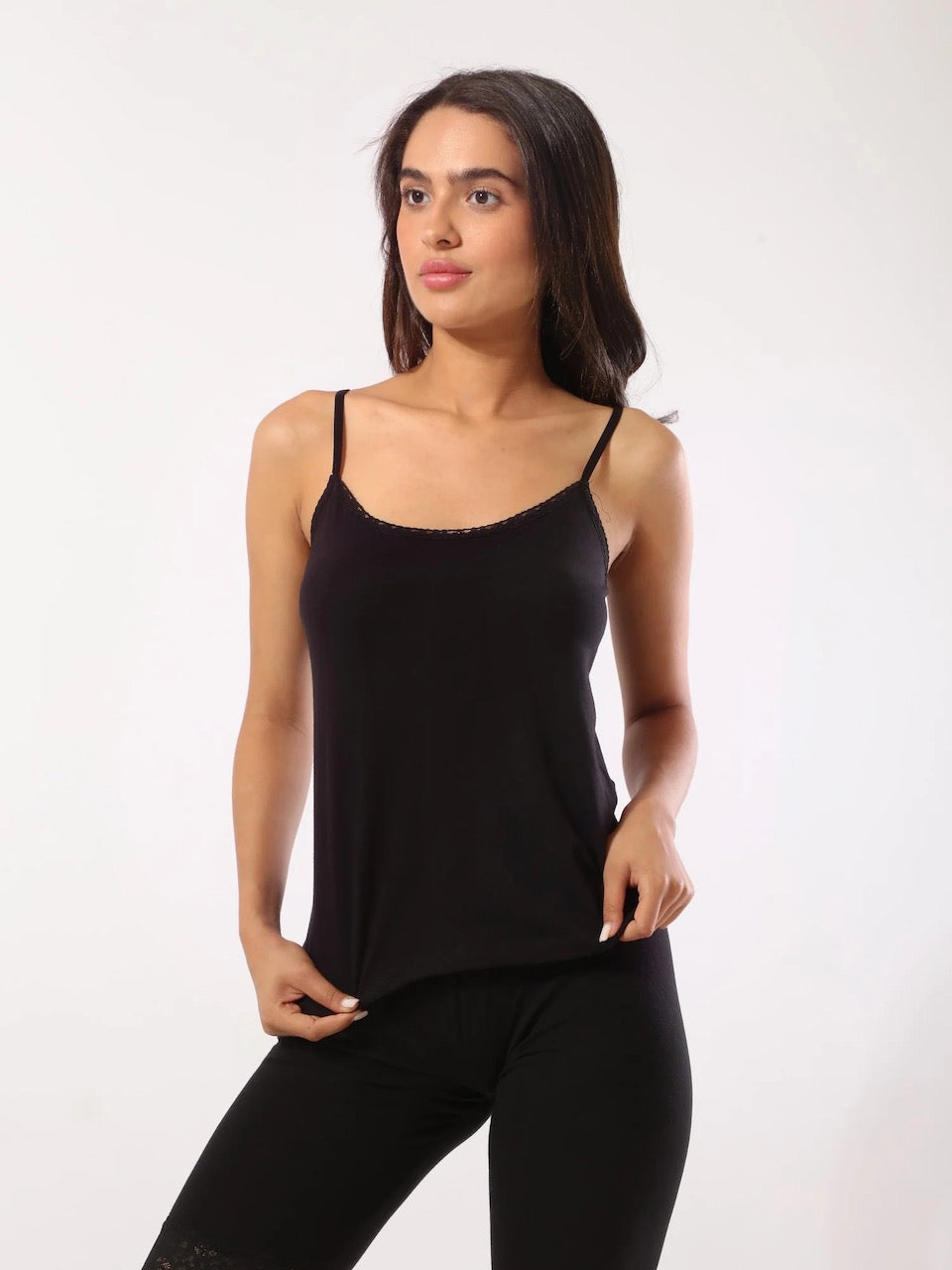 Eve Chantelle Thin Lage Edge Tank Top