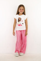 Minime - Pink Lady printed T-Shirt