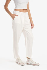 Elegant Carrot Leg Pants