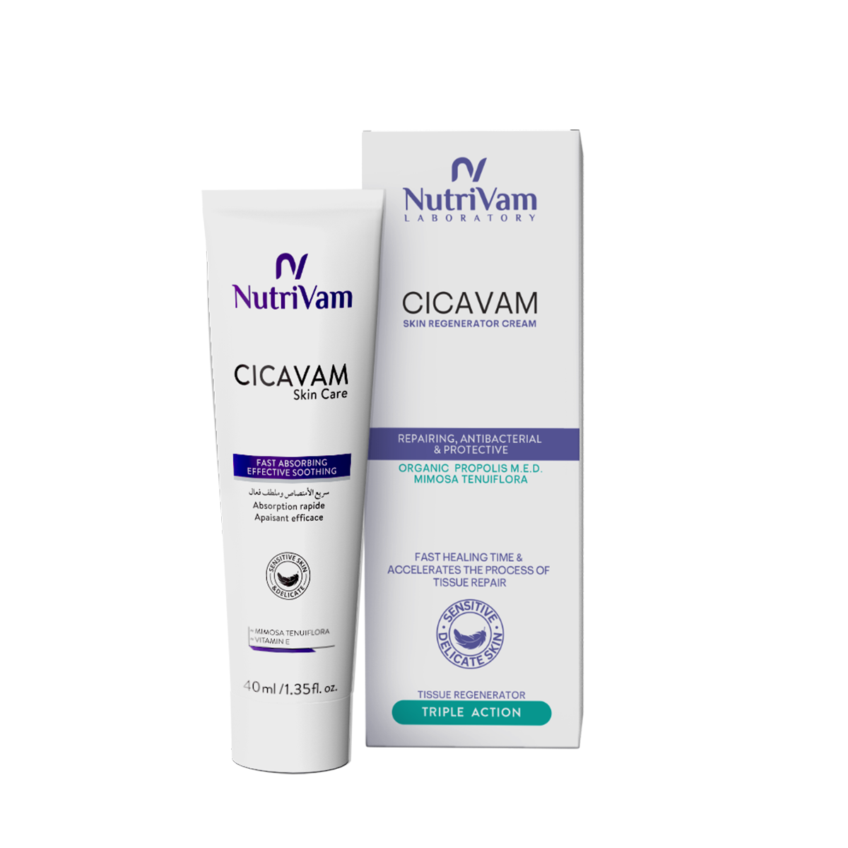Nutrivam - Cicavam Skin Regenerator Cream 40Mg
