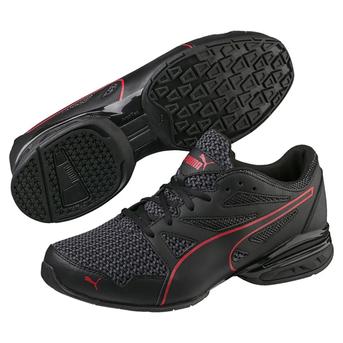 PUMA - TAZON MODERN D PUMA BLACK-HIGH RISK RED