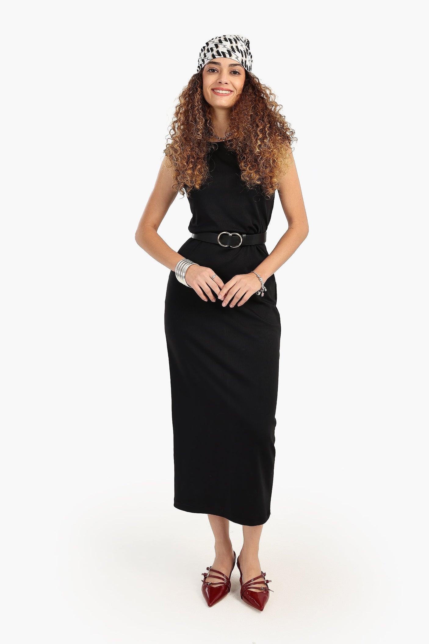 Carina - Black Slim Fit Dress