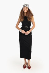 Carina - Black Slim Fit Dress