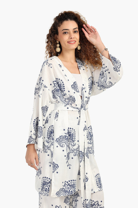Carina - Wide Long Sleeves Kimono