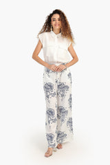Carina - Classic Cotton Blend Shirt