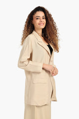 Carina - Notch Collar Lounge Blazer