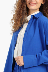 Carina - Button-Up Lounge Shirt