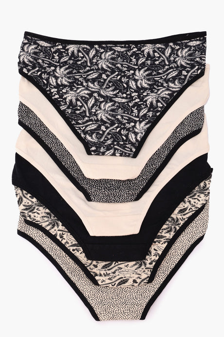 carina - Pack of 7 Colored Bikini Panties