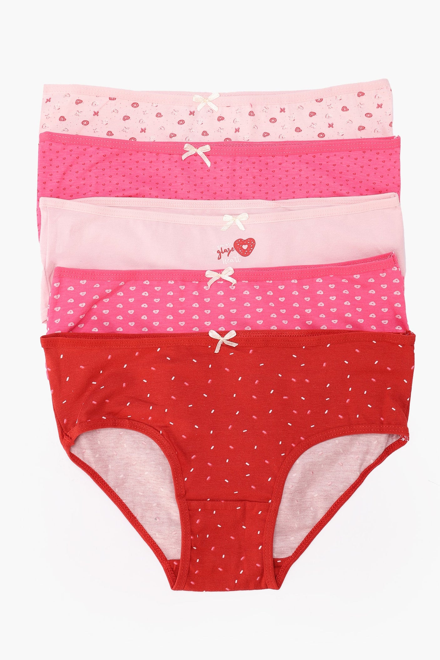 carina - Pack of 5 Colored Brief Panties