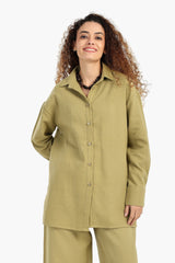 Carina - Button-Up Lounge Shirt