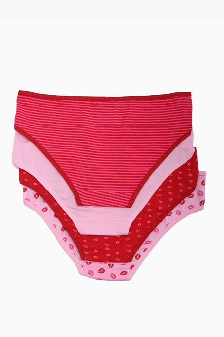 Carina - Pack of 5 Colored Bikini Panties