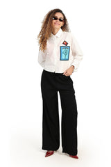 Carina - Comfy Self Pattern Pants