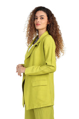 Carina - Notch Collar Lounge Blazer