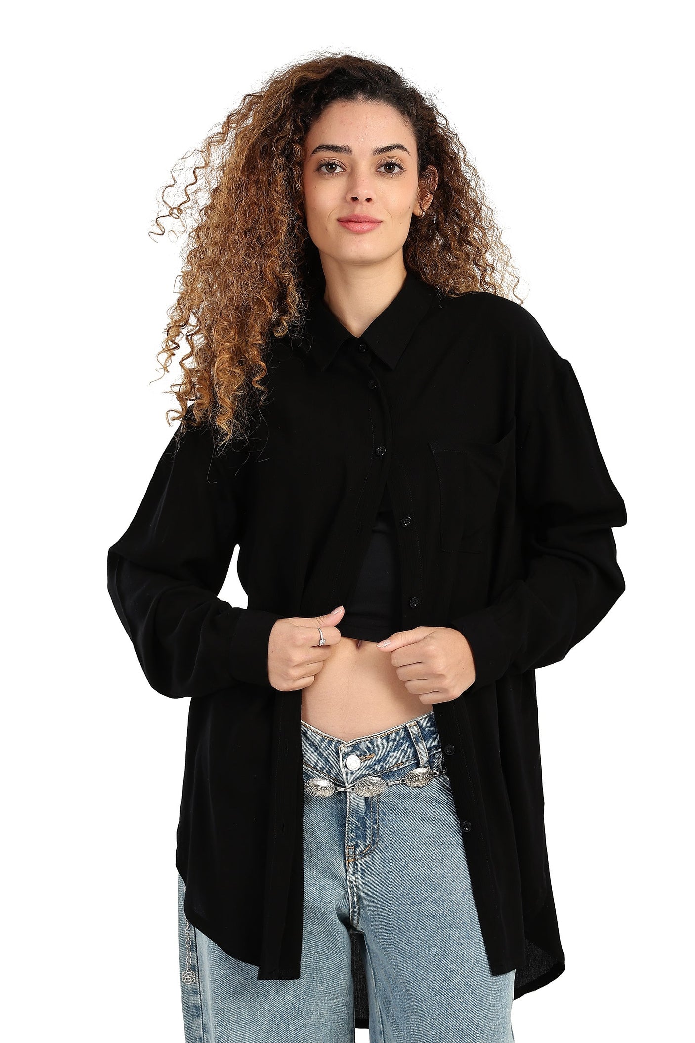 Carina - Classic Collared Neck Shirt