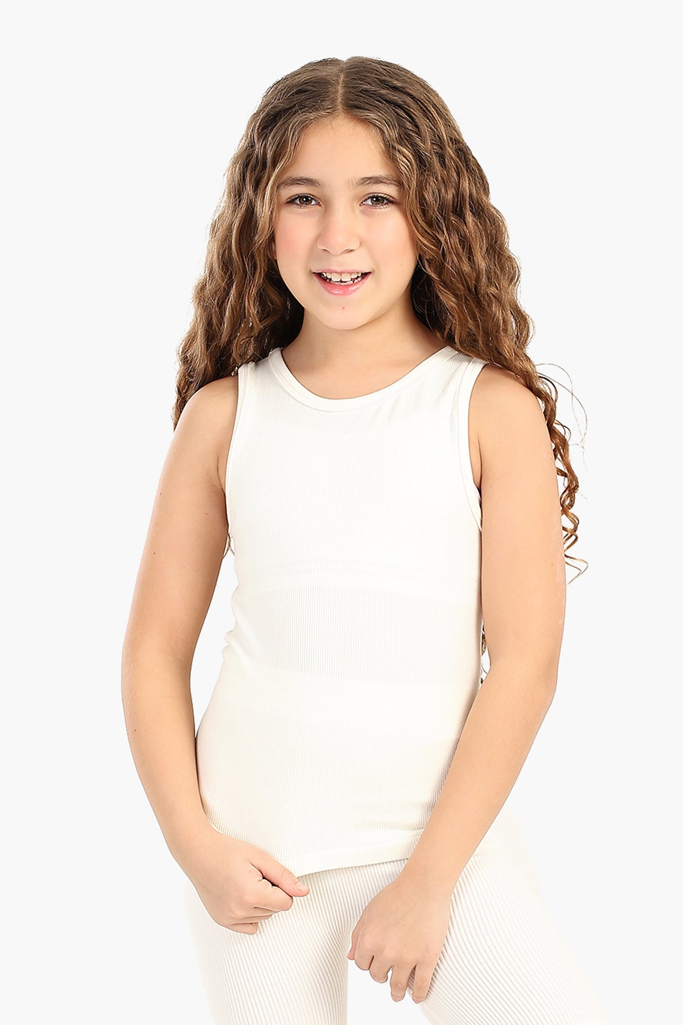 Carina - Girly Ribbed Tank Top