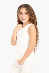 Carina - Girly Ribbed Tank Top