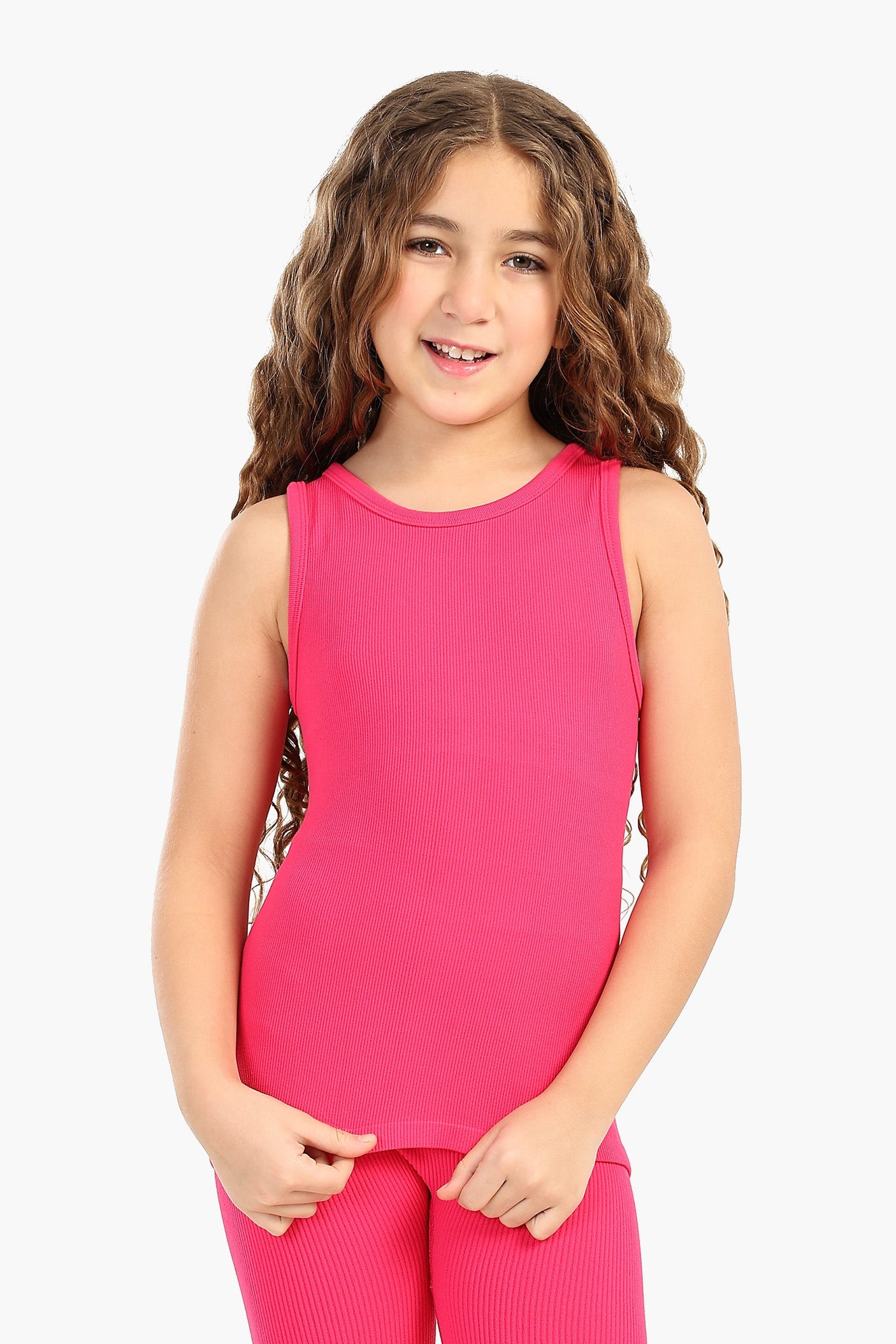 Carina - Girly Ribbed Tank Top
