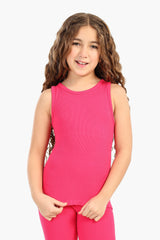 Carina - Girly Ribbed Tank Top